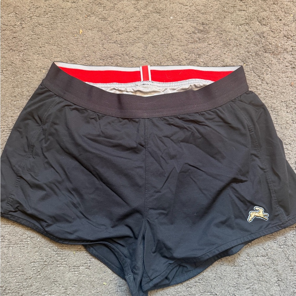 Tracksmith Black Session Athletic Shorts Size Small